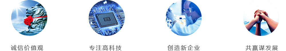 誠信價值觀，專注高科(kē)技(jì )，創造新(xīn)企業，共赢謀發展